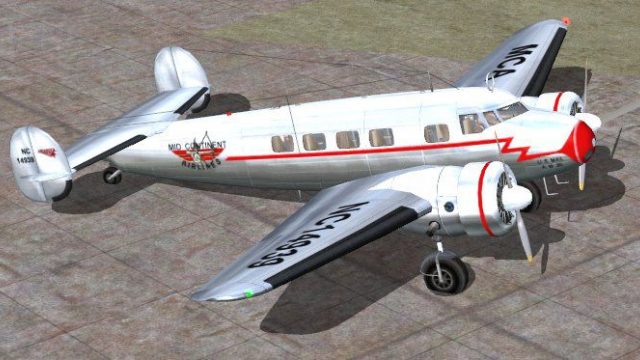 Screenshot 1 — MCA Lockheed L-10A Electra