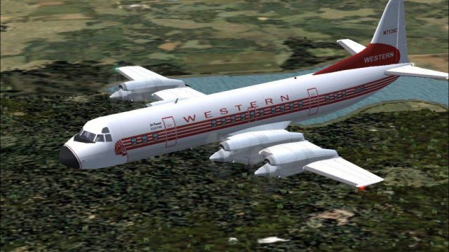Screenshot 1 — Western Airlines Lockheed L-188A