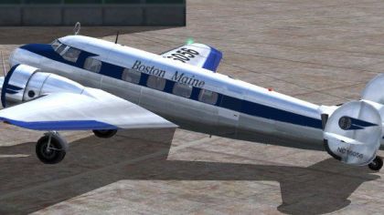 Lockheed 10 Fs2004 Boston Maine Lockheed L10A for FS2004