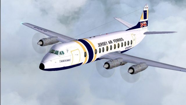 Screenshot 1 — Jersey Air Ferries Viscount 806
