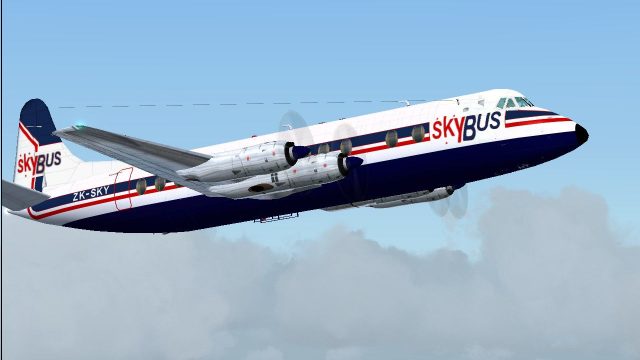 Screenshot 1 — SkyBus NZ Viscount 802