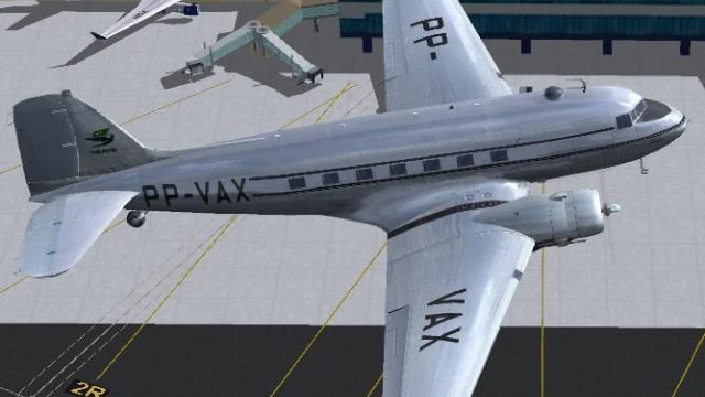 Screenshot 1 — VARIG Douglas C-47 (Old Paint) V2.0