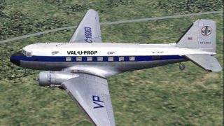Screenshot 1 — Val-U-Prop Douglas DC-3