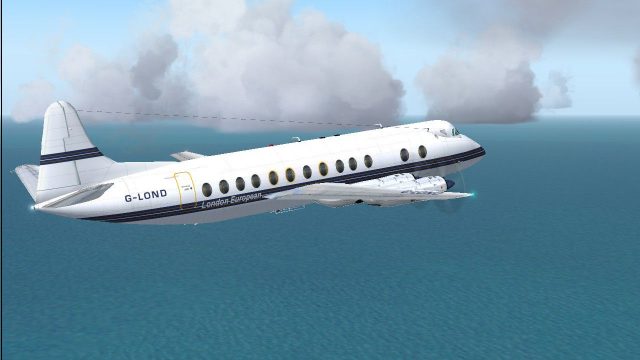 Screenshot 1 — London European Airways Viscount 806