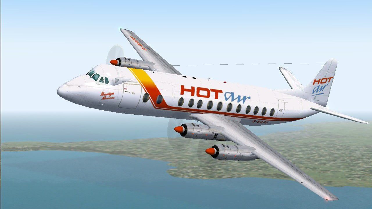 Hot Air Vickers Viscount 814 for FS2004