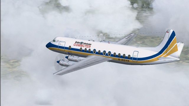 Screenshot 1 — BCAL Viscount 806 Commuter (Later)