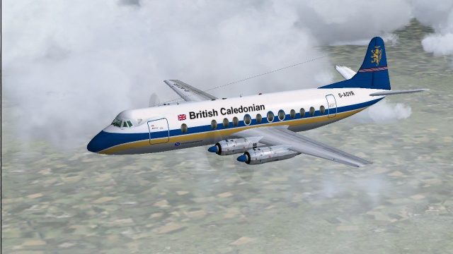 Screenshot 1 — BCAL Viscount 806 Commuter (Early)