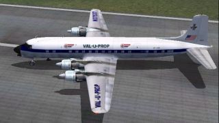 Screenshot 1 — Val-U-Prop Douglas DC-6B