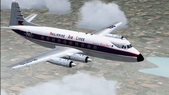 Screenshot 1 — Philippine Air Lines Viscount 784