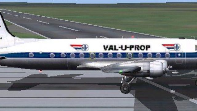Screenshot 1 — Val-U-Prop Douglas DC-4