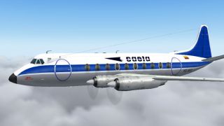 Screenshot 1 — Saeta Air Ecuador Vickers Viscount HC-AYZ