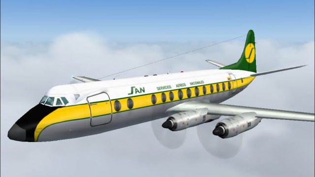 Screenshot 1 — San Ecuador Vickers Viscount 800 HC-ASP