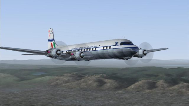 Screenshot 1 — Mexicana Douglas DC-7C