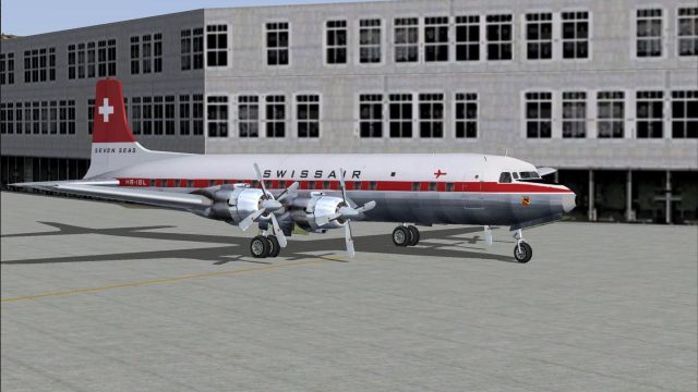 Screenshot 1 — Swissair Douglas DC-7C