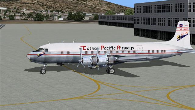 Screenshot 1 — Cathay Pacific Airways Douglas DC-6B