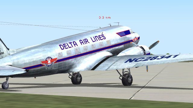 Screenshot 1 — Delta Airlines Douglas DC-3 "Ship 41"