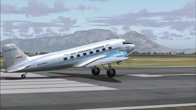 Screenshot 1 — South African Airways Douglas DC-3