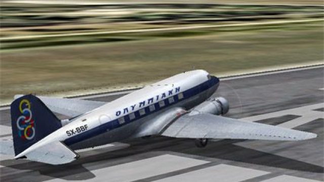 Screenshot 1 — Olympic Airways Douglas DC-3 SX-BAN