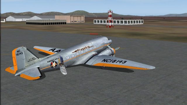 Screenshot 1 — American Airlines Douglas DC-3 NC18143
