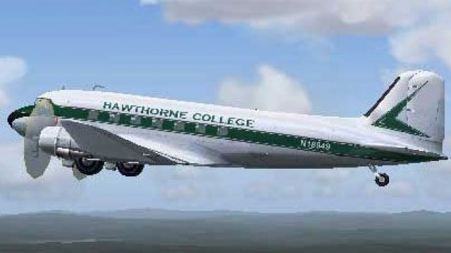 Screenshot 1 — Hawthorne College Douglas DC-3