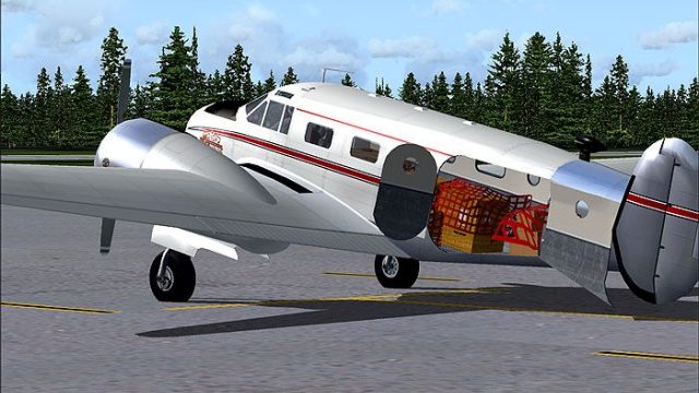 Screenshot 1 — Beechcraft D18S "Harley Davidson"