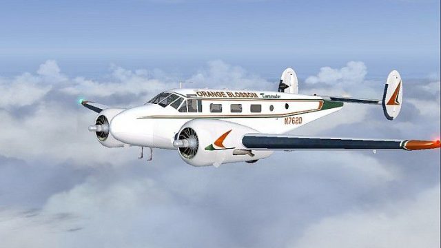 Screenshot 1 — Beech 18 "Orange Blossom Commutor"
