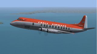 Screenshot 1 — Eagle Airways Viscount 805