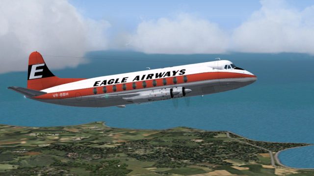 Screenshot 1 — Eagle Airways Viscount 707