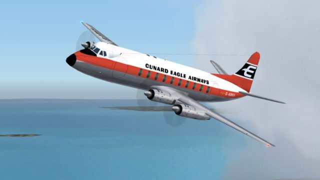 Screenshot 1 — Cunard Eagle Ariways Viscount 707