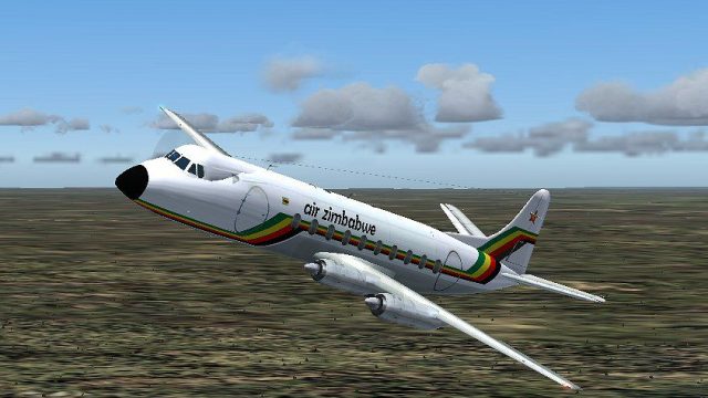 Screenshot 1 — Air Zimbabwe Vickers Viscount 748D