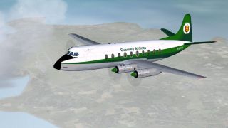 Screenshot 1 — Guernsey Airlines Viscount 735 1979