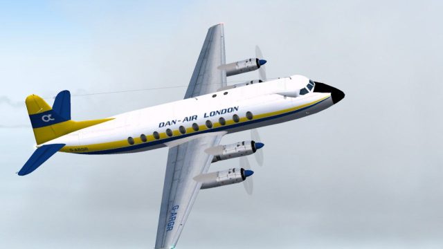 Screenshot 1 — Dan Air Viscount 708