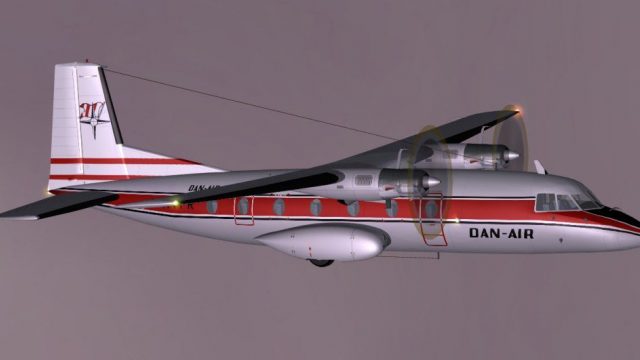 Screenshot 1 — Dan Air London Nord 262
