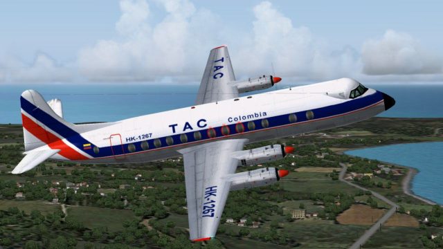 Screenshot 1 — TAC Columbia Viscount 837 1977