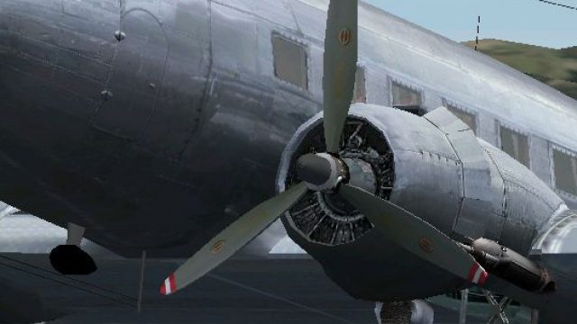 Screenshot 1 — MAAM-Sim Douglas DC-3 Prop Tip
