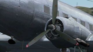 Screenshot 1 — MAAM-Sim Douglas DC-3 Prop Tip