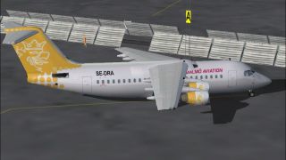 Screenshot 2 — Malmo Aviation 146-200 x3 textures