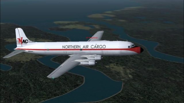 Screenshot 1 — Northern Air Cargo Douglas DC-6
