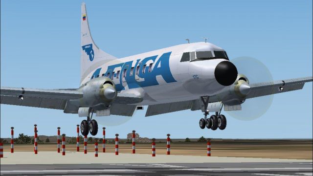 Screenshot 1 — Avensa Convair CV-580 YV-17C
