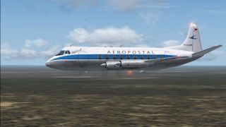Screenshot 1 — Aeropostal Vickers Viscount 745 YV-C-LMB