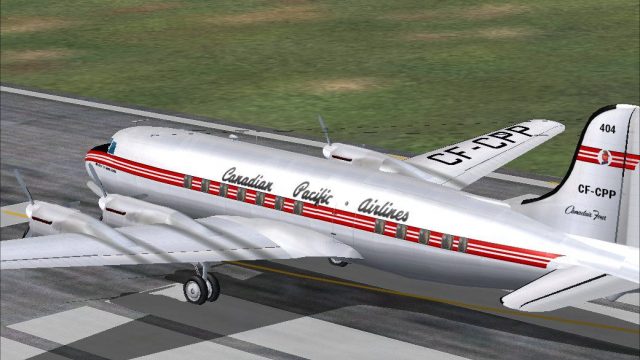 Screenshot 1 — Canadian Pacific Airlines C-4-1 CF-CPP