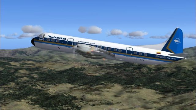Screenshot 1 — TAME Lockheed L188A Electra HC-AZY
