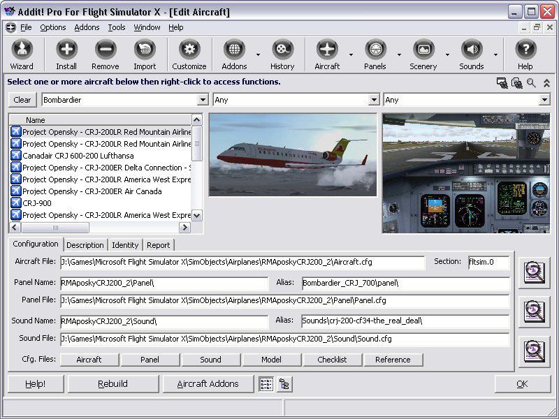 Addit! Pro: Aircraft & Add-on Manager/Installer for FSX for FSX
