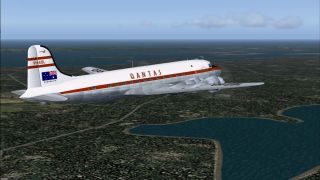 Screenshot 1 — Qantas Airways Douglas DC-4