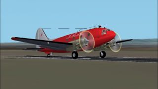 Screenshot 2 — Transportes Aereos Squella C-46C (Red Colour)