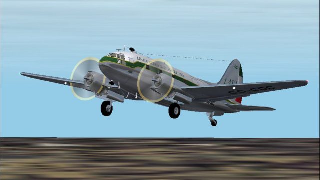Screenshot 1 — Linea Aerea Sud Americana C-46C