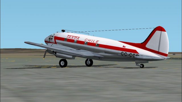 Screenshot 1 — TAXPA Chile Curtiss C-46C Commando