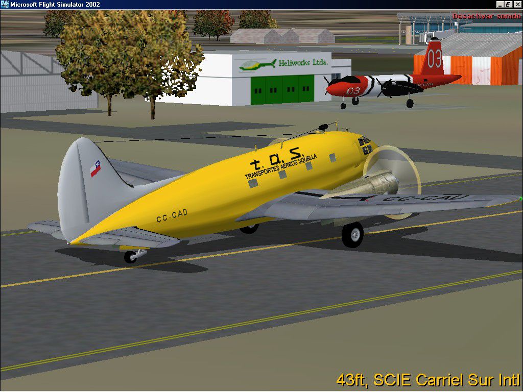 Linea Aerea Sud Americana C-46C for FS2004