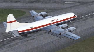 Screenshot 1 — Zantop Lockheed Electra