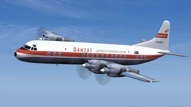Screenshot 1 — Qantas Lockheed Electra
